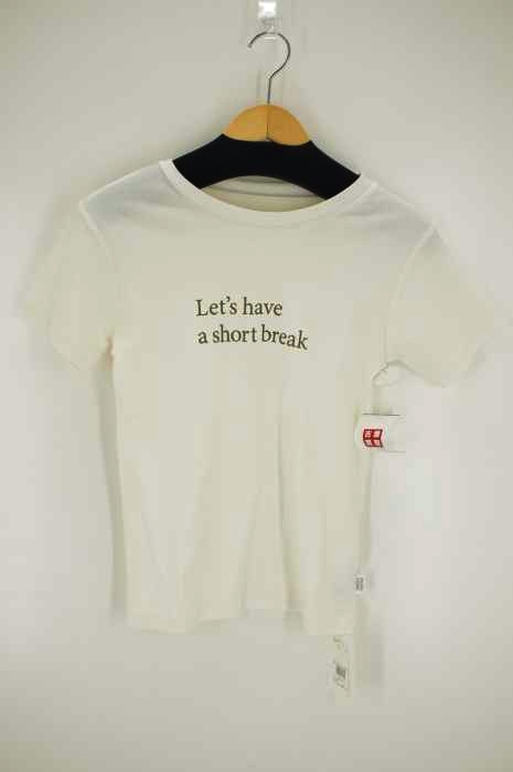 SNIDEL HOME（スナイデルホーム） メッセージTシャツ レディース トップス