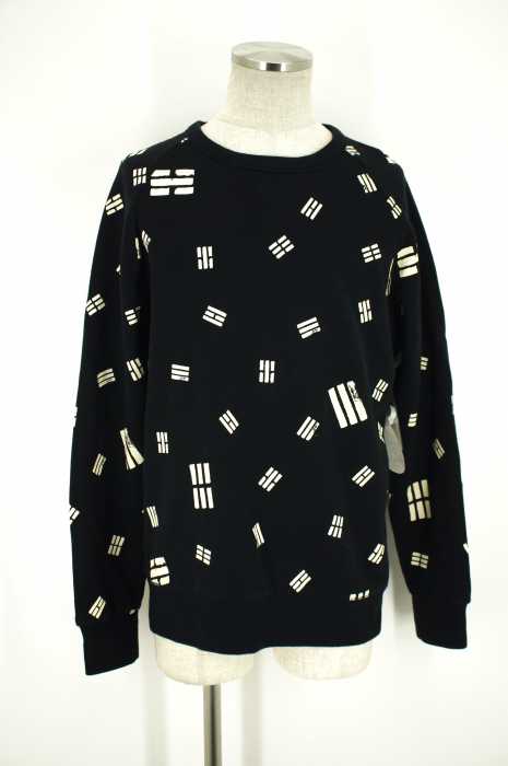 MAISON KITSUNE (メゾンキツネ) 総柄スウェットトップス メンズ トップス
