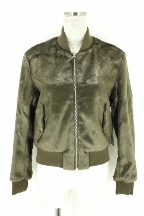 UNIQLO×CARINE ROITFELD() ファータッチブルゾン レディース トップス