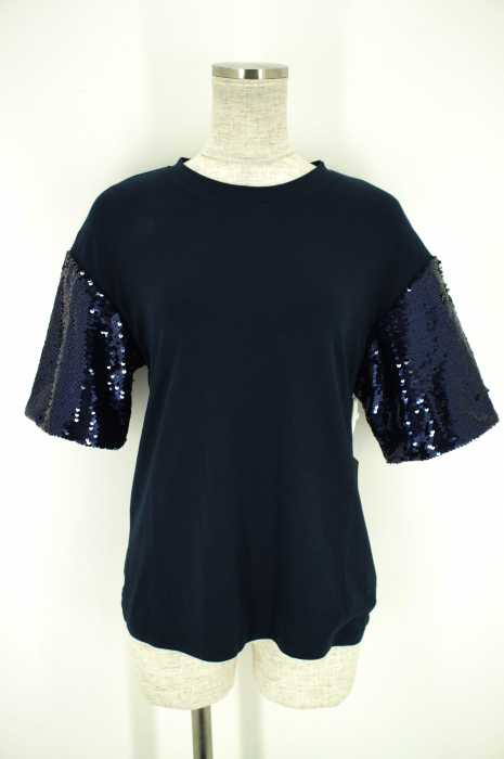 EMODA (エモダ) 17SS「Sleeve Shiny Tシャツ」 レディース トップス