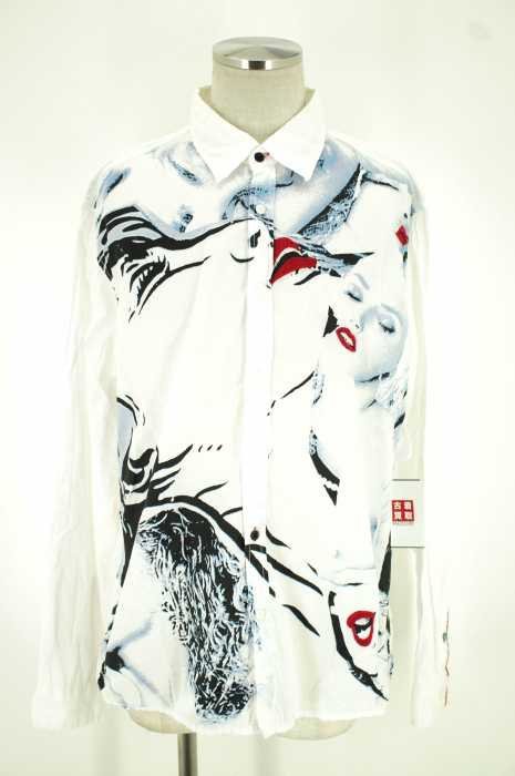 Desigual　 （デシグアル） ウーマンフェイスプリントシャツ メンズ トップス
