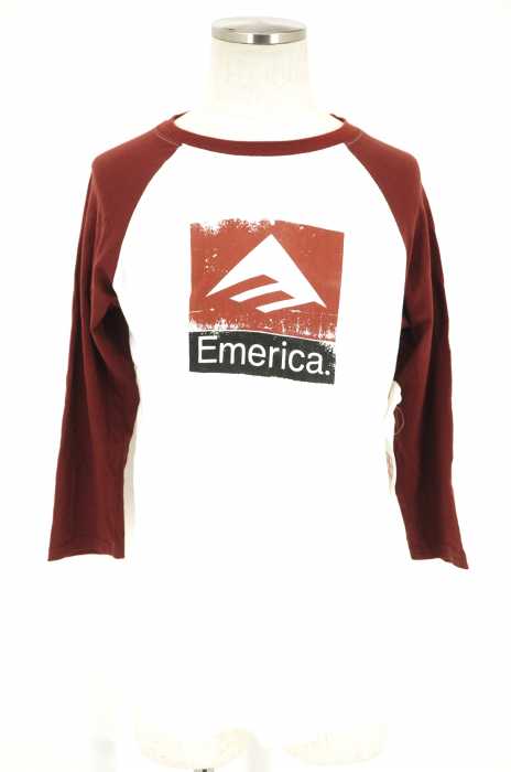 Emerica (エメリカ) プリントラグランカットソー メンズ トップス