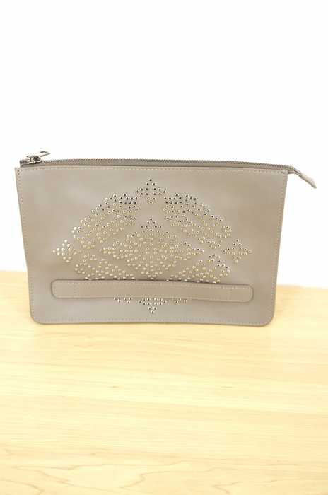 FURLA（フルラ） ULISSE  90周年記念  家紋【小葵】スタッズクラッチバッグ レディース バッグ