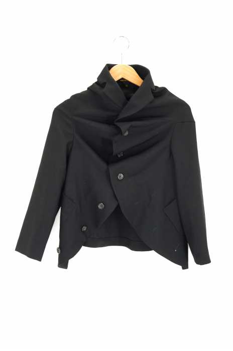 COMME des GARCONS(コムデギャルソン) AD2015 変形テーラードジャケット ドレープジャケット レディース アウター