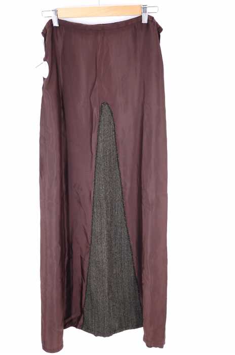 Martin Margiela（マルタンマルジェラ） 99AW 白タグ　ウール切替キュプラスカート レディース スカート