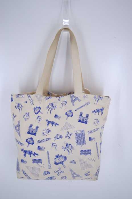 MAISON KITSUNE（メゾンキツネ） 総柄キャンバストートバッグ メンズ バッグ