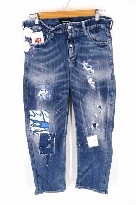 DSQUARED2 (ディースクエアード) リペア パッチ メンズ パンツ