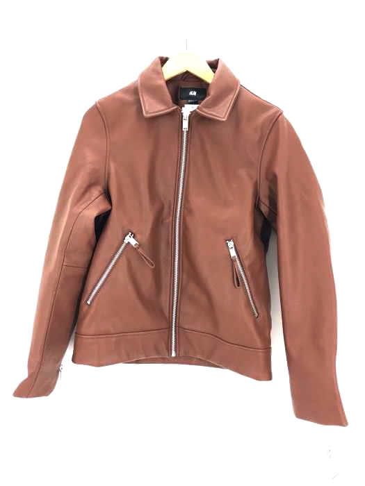 H&M(エイチアンドエム) フェイクレザージップジャケット メンズ アウター