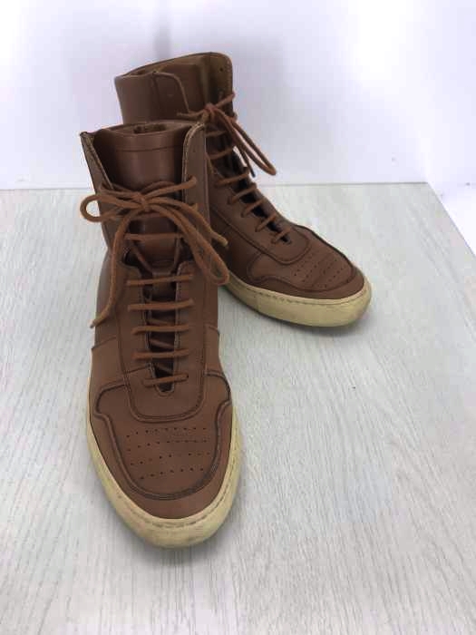 COMMON PROJECT（コモンプロジェクト） High-top Tan Vintage Basketball Sneakers メンズ シューズ