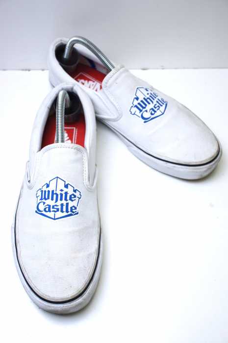 SUPREME×VANS （シュプリーム×バンズ） ロゴプリントスリッポン 