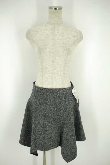 STELLA McCARTNEY （ステラマッカートニー） 16AW「tweed tailoring skirt」ウールクレープスカート レディース スカート