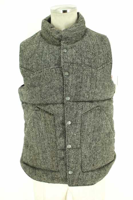 Harris Tweed （ハリスツイード） ヘリンボーン裾リブ メンズ アウター