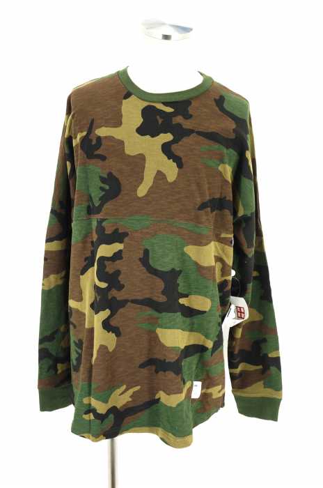 Supreme （シュプリーム） 14SS ARENA TOP 迷彩柄バックフルロゴロンT メンズ トップス