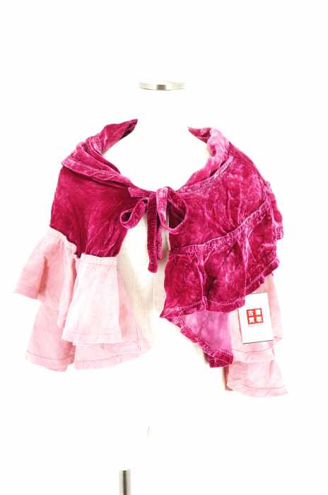 tricot COMME des GARCONS（トリココムデギャルソン） AD2010 ベロアレイヤードポンチョ レディース アウター