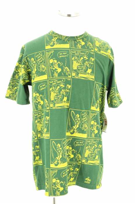 PUMA × eYe JUNYA WATANABE COMME des GARCONS MAN（プーマ アイジュンヤコムデギャルソンマン） AD2011 コミック総柄クルーネックTシャツ メンズ トップス