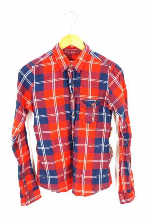 Abercrombie & Fitch（アバクロンビーアンドフィッチ） 長袖チェックシャツ レディース トップス