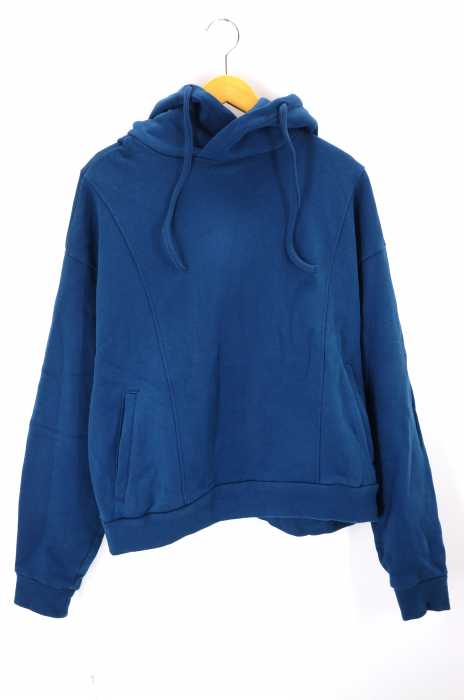 rin（リン） Wide Short Loose Hoodie BLUE メンズ トップス