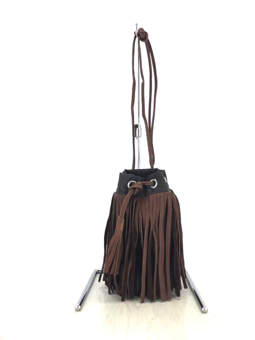 hobo(ホーボー) 別注 COW LEATHER FRINGE DRAWSTRING BAG レディース バッグ