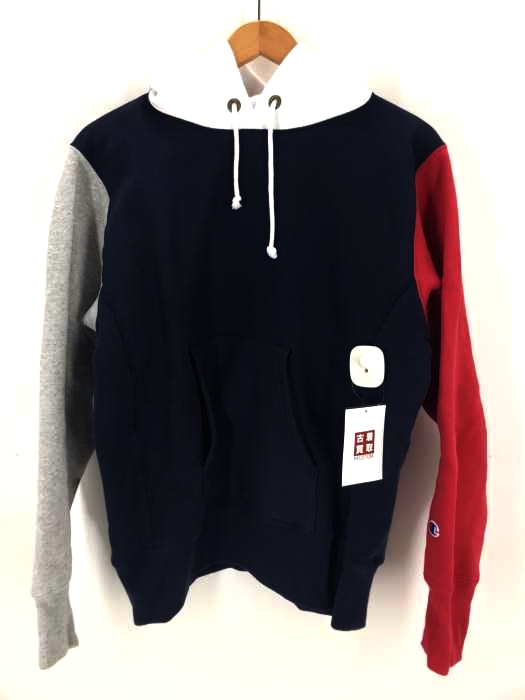 Champion（チャンピオン） REVERSE WEAVE COLORBLOCK PULLOVER HOOD メンズ トップス