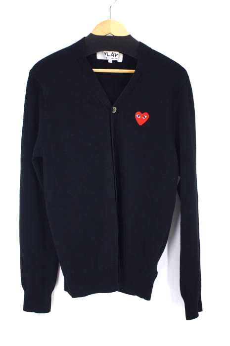 PLAY COMME des GARCONS(プレイコムデギャルソン) ハートワッペン カーディガン メンズ トップス