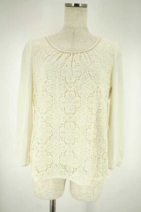 Rope' Picnic（ロペピクニック） レースシフォン切替カットソー レディース トップス