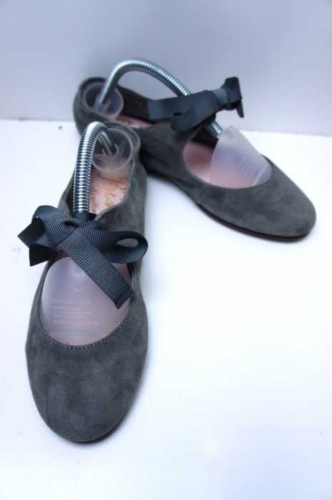 bisue ballerinas リボン付きフラットシューズ レディース シューズ