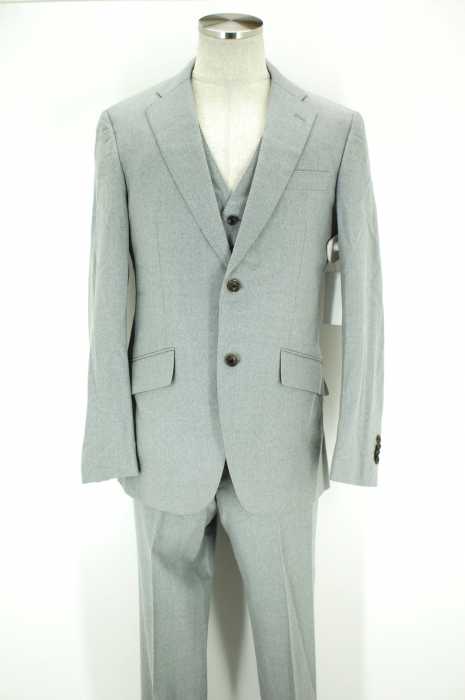 azabu tailor (アザブテーラー) 3ピースセットアップ ジャケット&ベスト&パンツ メンズ アウター
