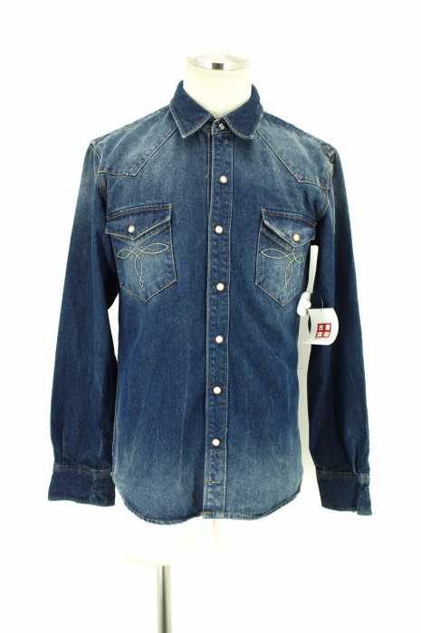 RRL RALPH LAUREN (ダブルアールエル ラルフローレン) デニムウエスタンシャツ メンズ トップス