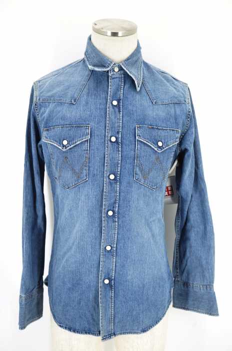 Wrangler （ラングラー） デニムスナップボタンシャツ メンズ トップス