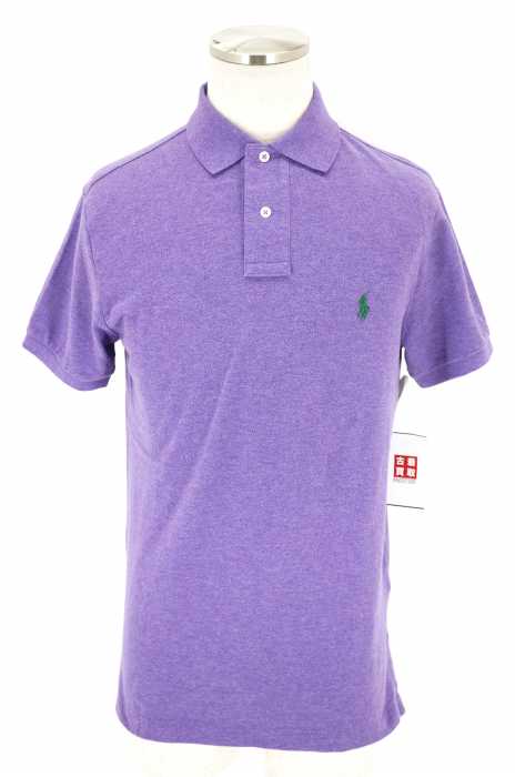 POLO RALPH LAUREN (ポロラルフローレン) CUSTOM FIT 胸刺繍鹿の子半袖ポロシャツ メンズ トップス
