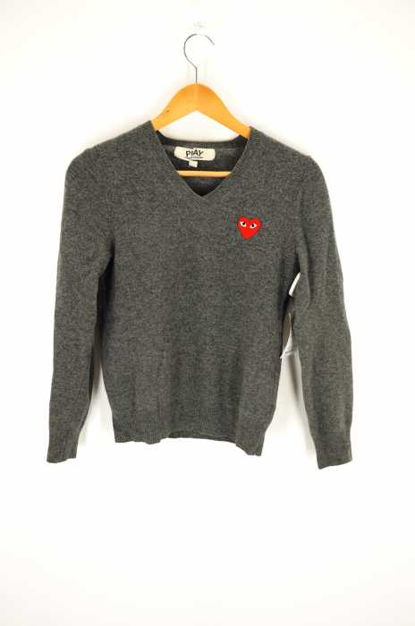 PLAY COMME des GARCONS(プレイコムデギャルソン) ハートロゴウールニット レディース トップス