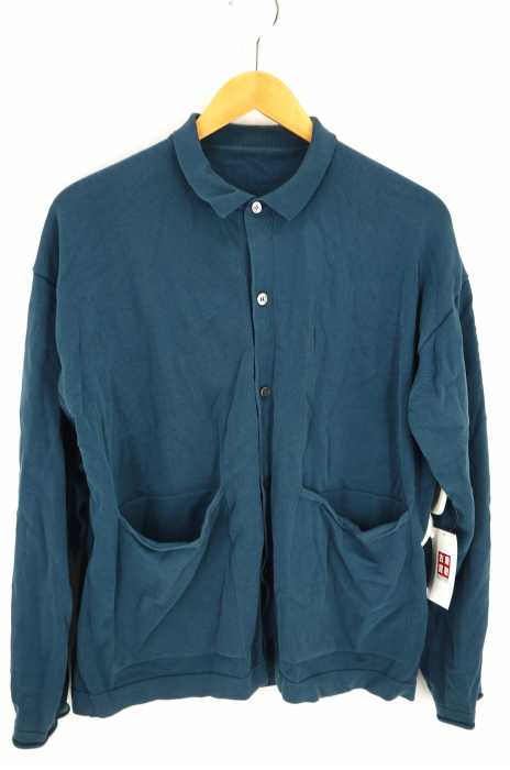 crepuscule （クレプスキュール） Knit Polo Long Sleeve ニットポロロングスリーブ メンズ トップス