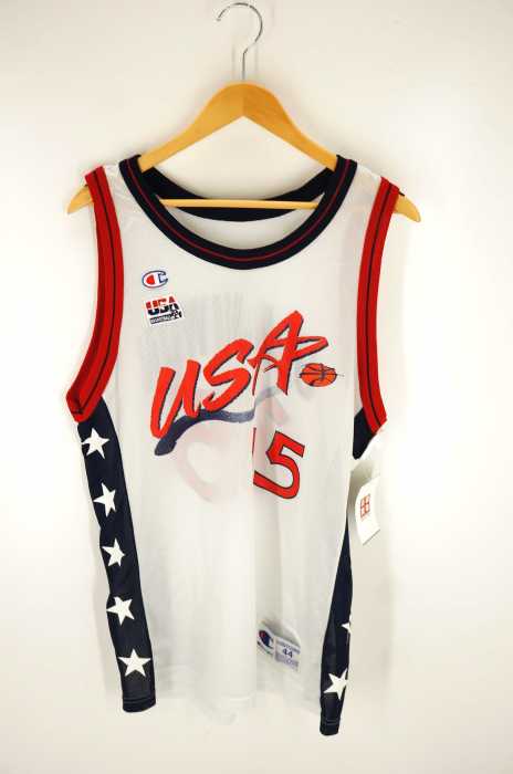 Champion (チャンピオン) 90年代 USAドリームチームNo.15 バスケットボール メッシュタンクトップ メンズ トップス