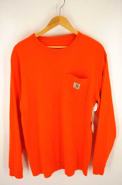 Carhartt （カーハート） K126  LONG SLEEVE WORKWEAR POCKET T-SHIRT　ロゴTシャツ メンズ トップス