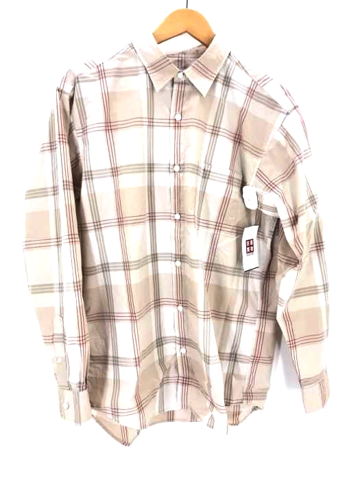 BEAMS(ビームス) ビッグ チェック ミニレギュラーカラー シャツ メンズ トップス