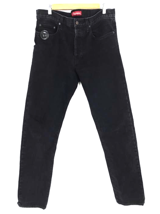 Supreme（シュプリーム） Washed Black Slim Jean メンズ パンツ