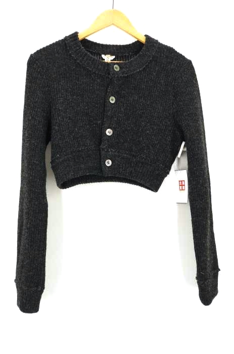 COMME des GARCONS（コムデギャルソン） AD2014 ショート丈ウールカーディガン レディース トップス