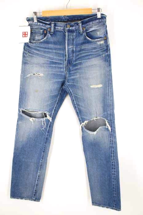 H BEAUTY&YOUTH UNITED ARROWS(エイチビューティーアンドユースユナイテッドアローズ) DISTRESSED DENIM 5P PANTS メンズ パンツ