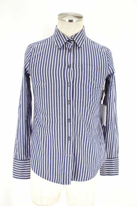 TOMMY HILFIGER （トミーヒルフィガー） ストライプボタンシャツ レディース トップス