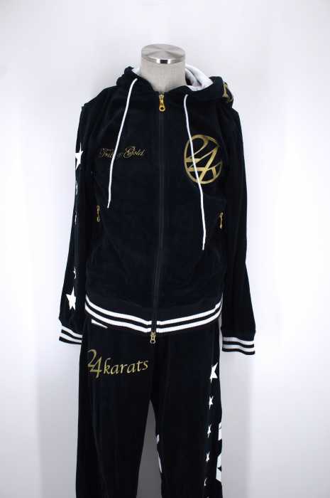 24karats （） ベロアセットアップジャージ メンズ トップス