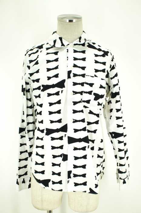 BLACK COMME des GARCONS （ブラックコムデギャルソン） 16AW 総柄ラウンドカラー メンズ トップス