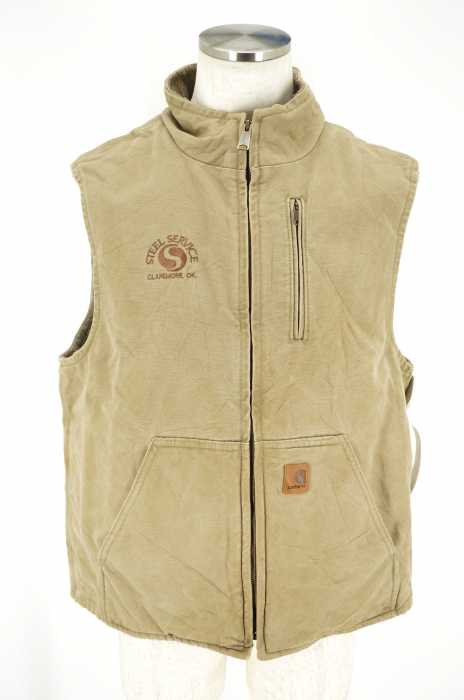 Carhartt (カーハート) ダック 裏ボア ベスト メンズ トップス