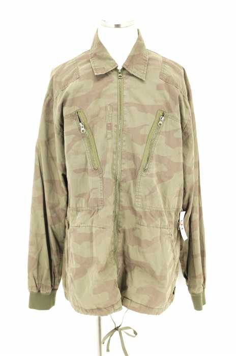 STUSSY (ステューシー) カモ柄ジップアップブルゾン メンズ アウター
