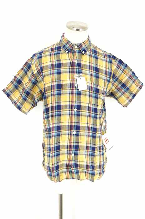 URBAN RESEARCH DOORS (アーバンリサーチドアーズ) リネンチェック S/S Shirts 半袖シャツ メンズ トップス