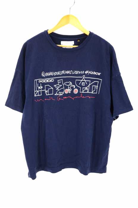 inherit×mark gonzales（インヘリットマークゴンザレス） プリント半袖Tシャツ メンズ トップス