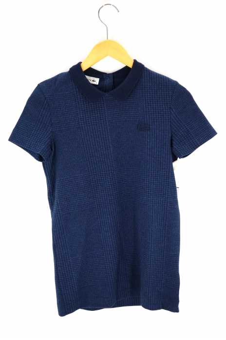 LACOSTE (ラコステ) 千鳥格子柄ポロシャツ レディース トップス