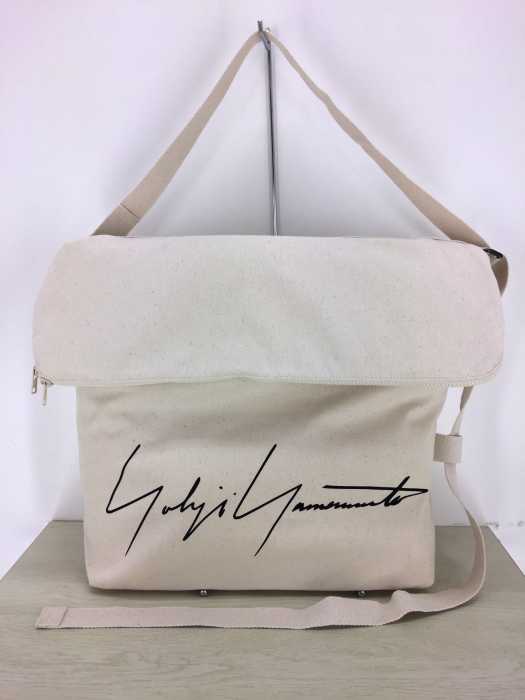 Yohji Yamamoto(ヨウジヤマモト) 青山店 シグネチャーロゴショルダーバッグ メンズ バッグ