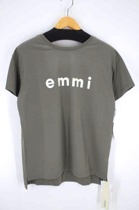 emmi yoga(エミーヨガ) eco・emmiロゴT-shirt レディース トップス