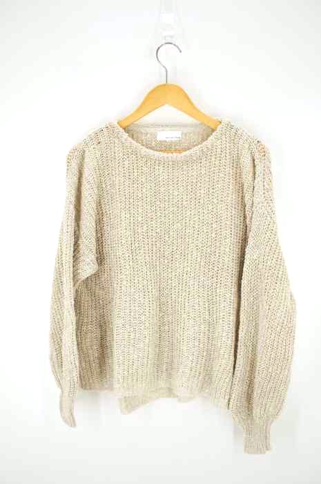 Green Label Relaxing united arrows（グリーンレベルリラクシング） カタアゼ ローゲージ ルーズ プルオーバー ニット レディース トップス