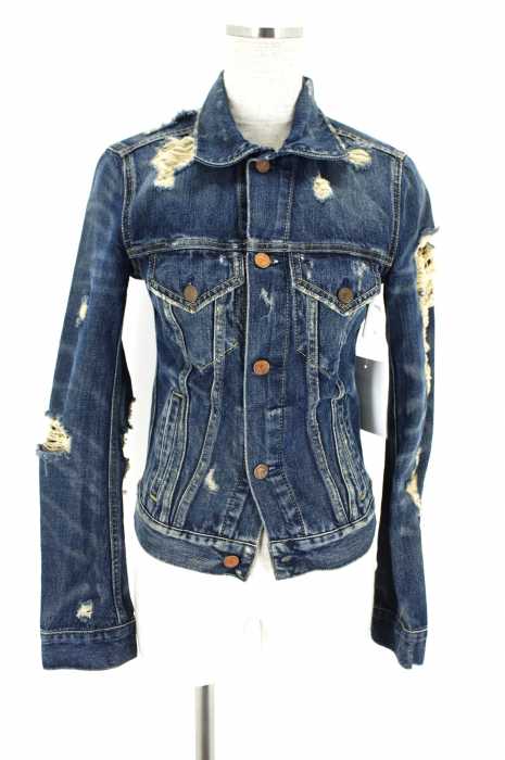DENIM & SUPPLY RALPH LAUREN （デニム&サプライ ラルフローレン） クラッシュ加工デニムジャケット レディース アウター